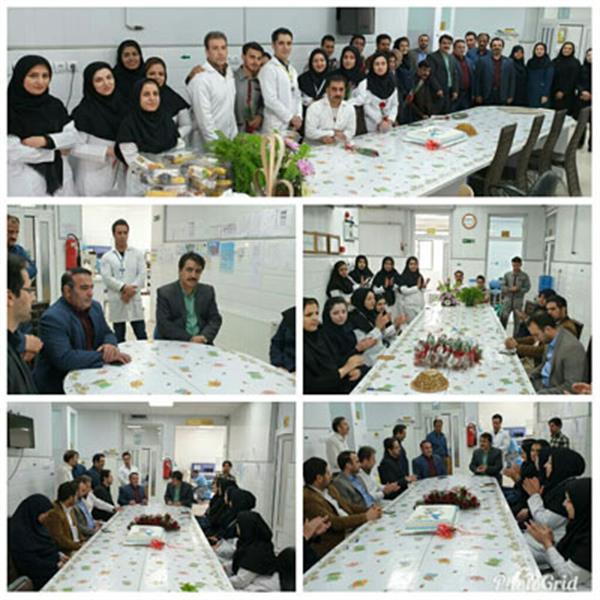 مراسم بزرگداشت روز آزمایشگاه در بیمارستان امام خمینی(ره) کرمانشاه